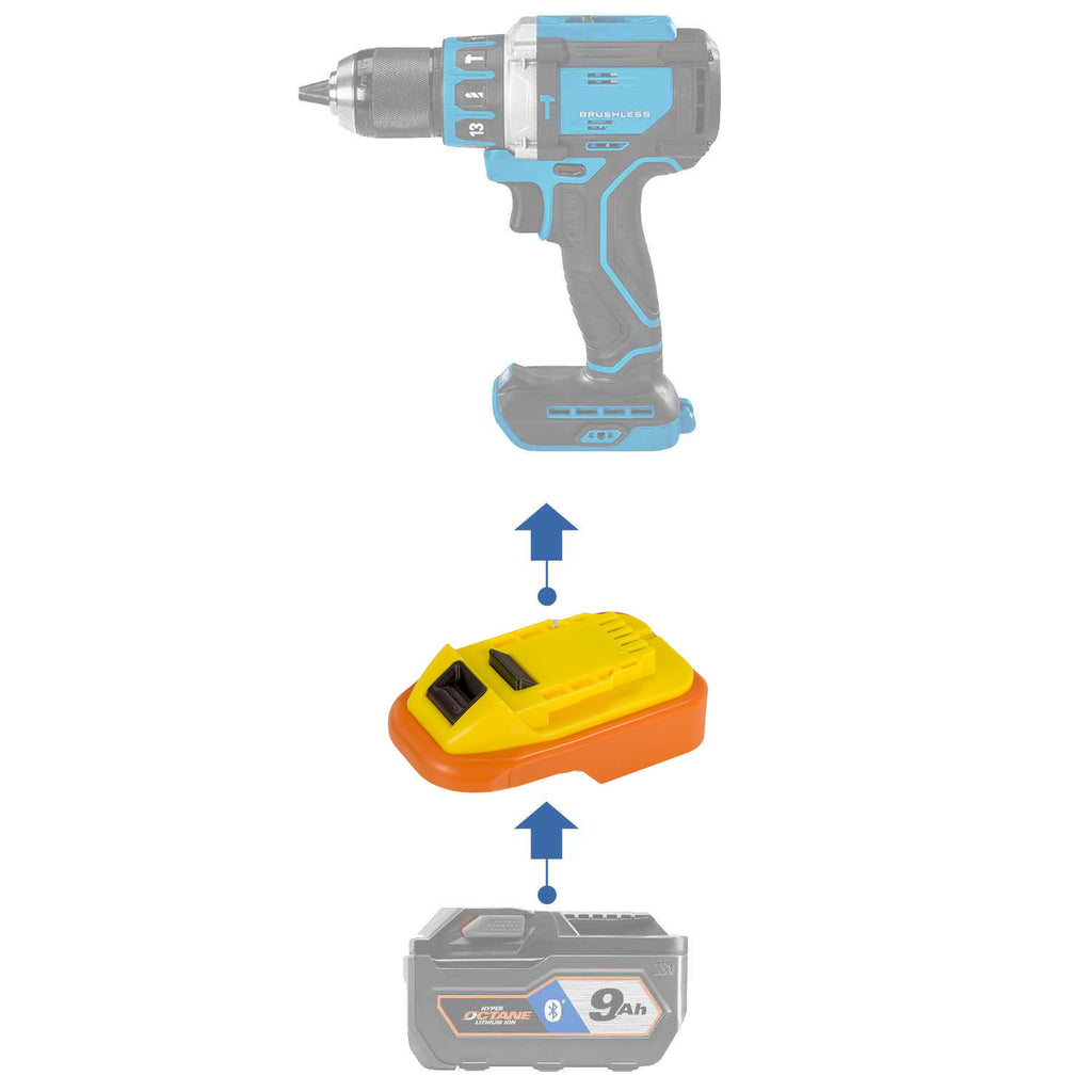 RIDGID 18V vers Hercules 20V Adaptateur de batterie