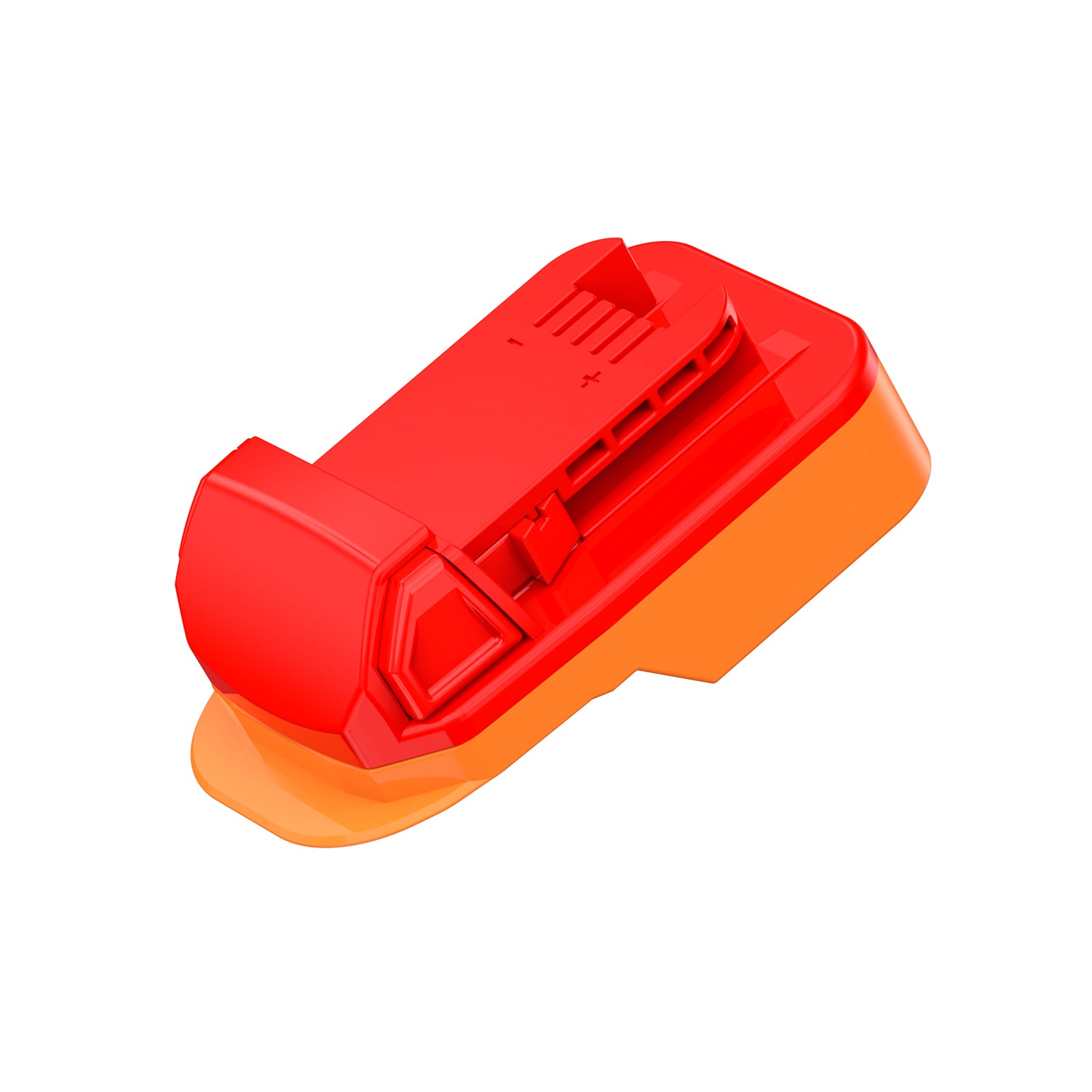 X-Adapter 1x Adapter Fits for Milwaukee M18 RED Batteries for Ridgid 18v (Not Advanced) Cordless Tools- Adapter Only, Black, ML-LQ18