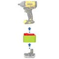 Adaptateur de batterie Ryobi 18V vers Stanley V20