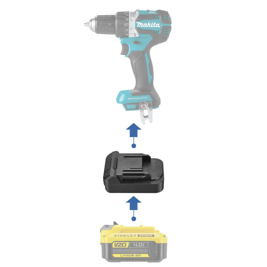 Adaptateur de batterie Stanley V20 vers Makita 18V