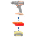Adaptateur de batterie Stanley V20 vers RIDGID 18V