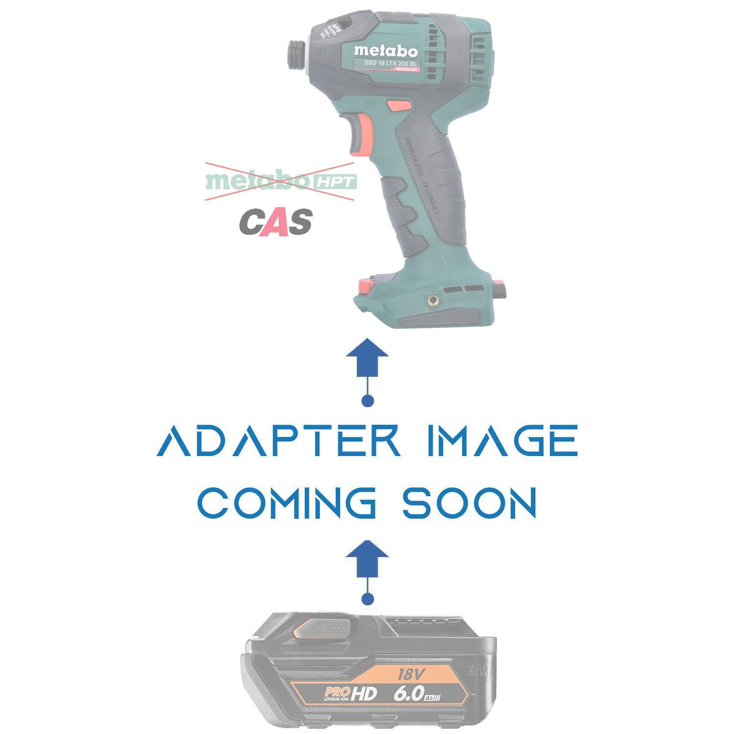 AEG 18V vers Metabo CAS 18V Adaptateur de batterie
