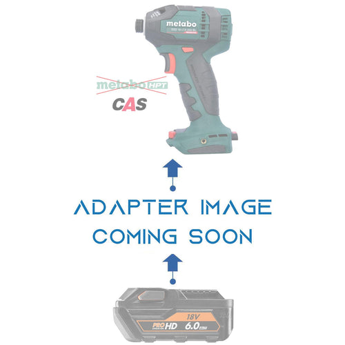 AEG 18V to Metabo CAS 18V battery adapter - placeholder reading adapter image coming soon