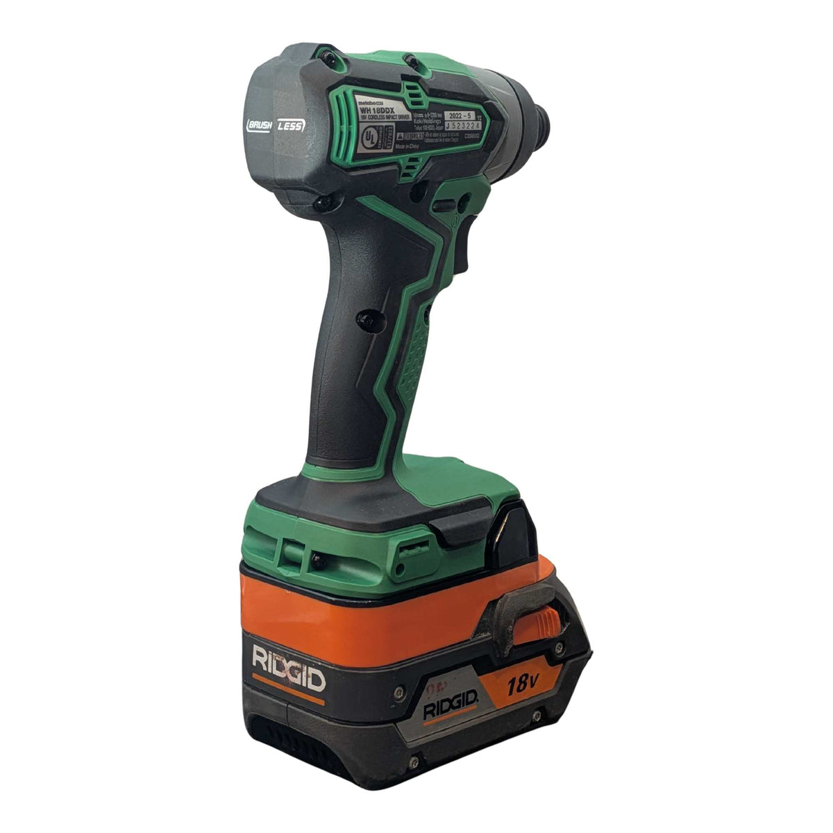 AEG 18V vers Metabo HPT 18V Adaptateur de batterie