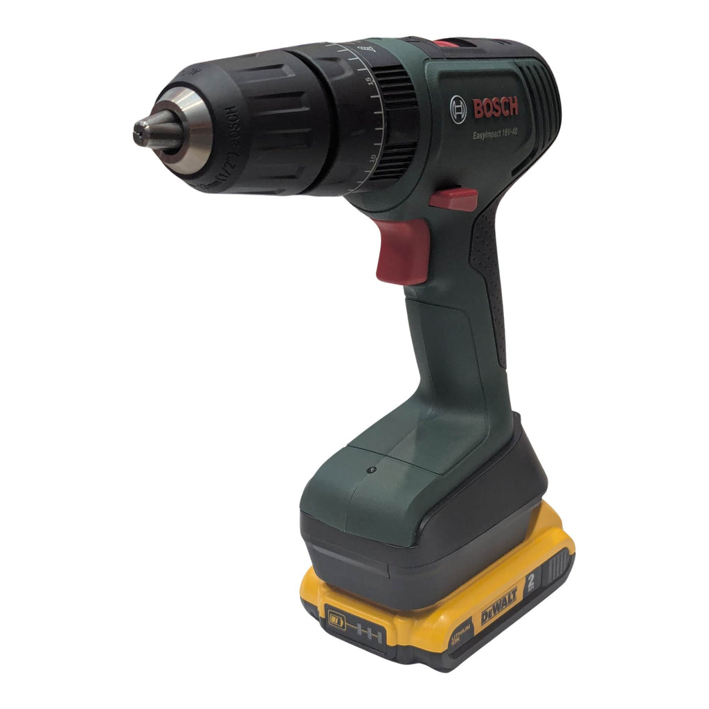 DeWalt 20V MAX vers Bosch 18V PBA (Vert) Adaptateur de batterie