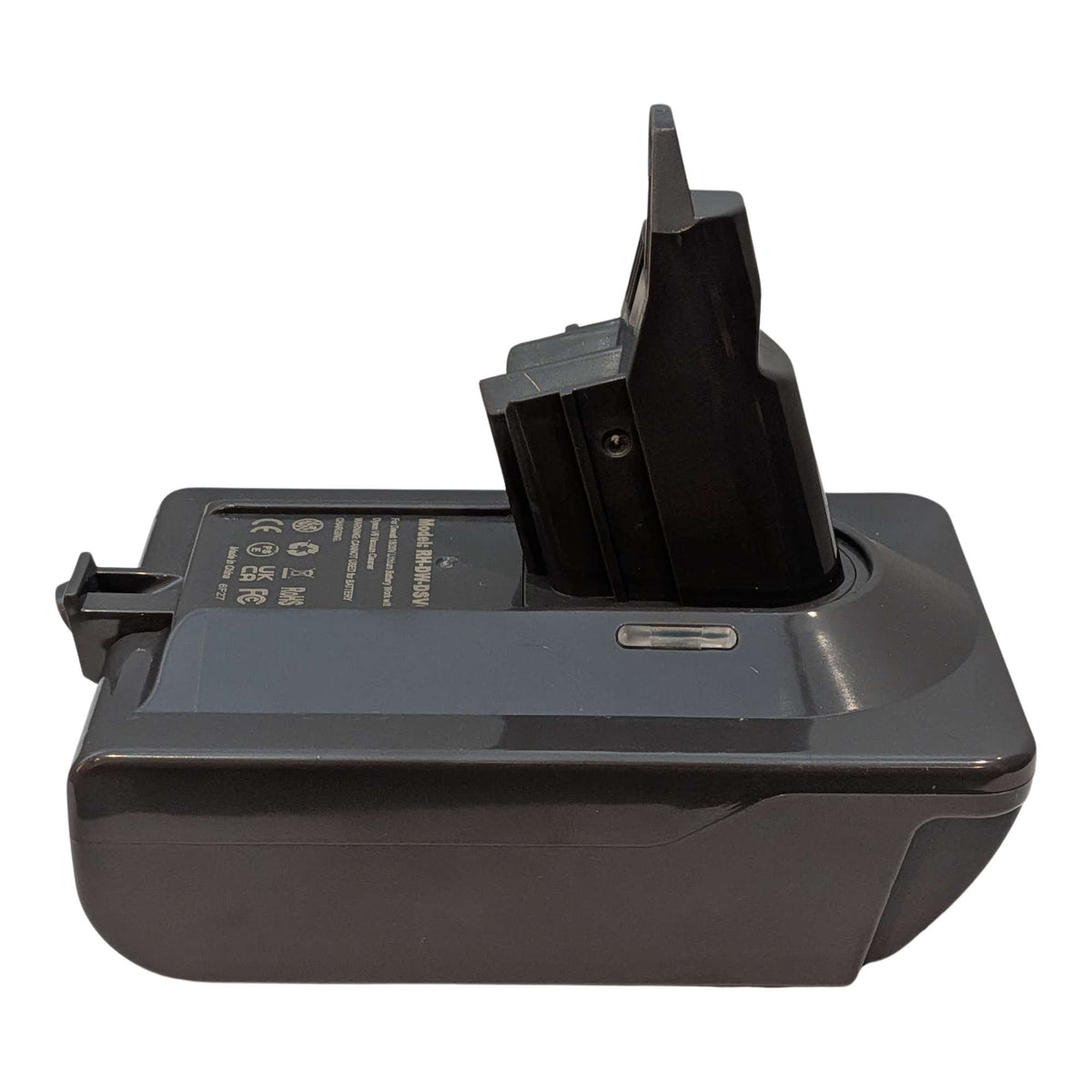 DeWalt 20V MAX to Dyson V6 battery adapter: Adapter, Right Side