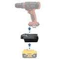 DeWalt 20V MAX vers Evolution 18V EXT Adaptateur de batterie