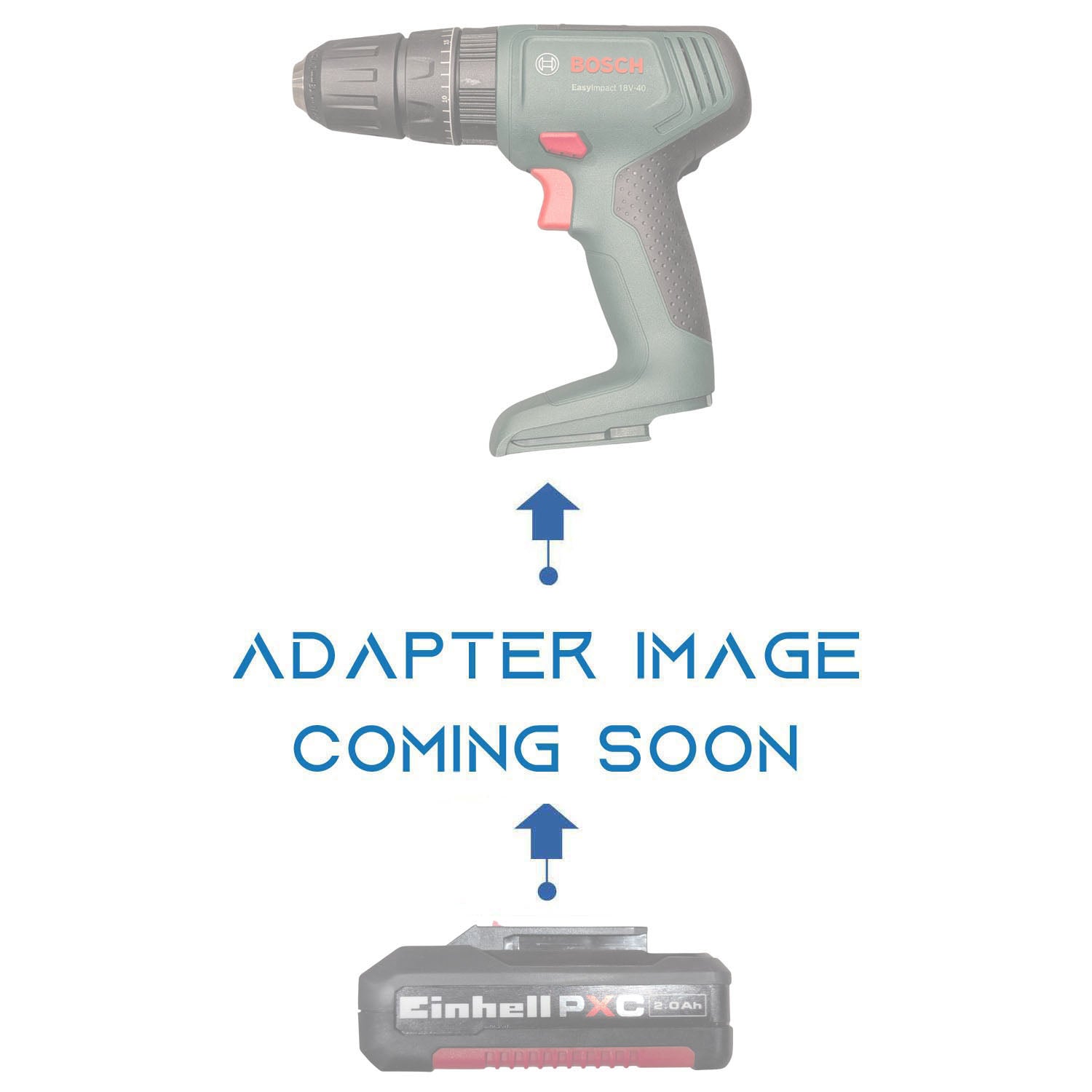 Einhell 18V PXC vers Bosch 18V PBA (Vert) Adaptateur de batterie