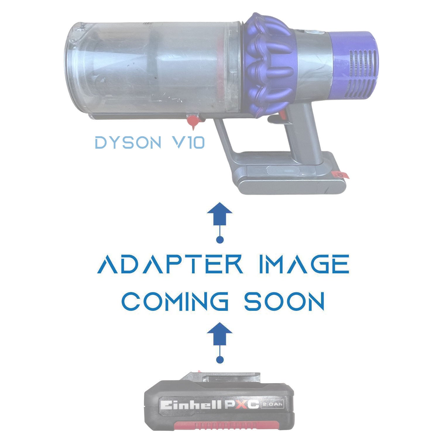 Einhell PXC 18V to Dyson V10 Battery Adapter