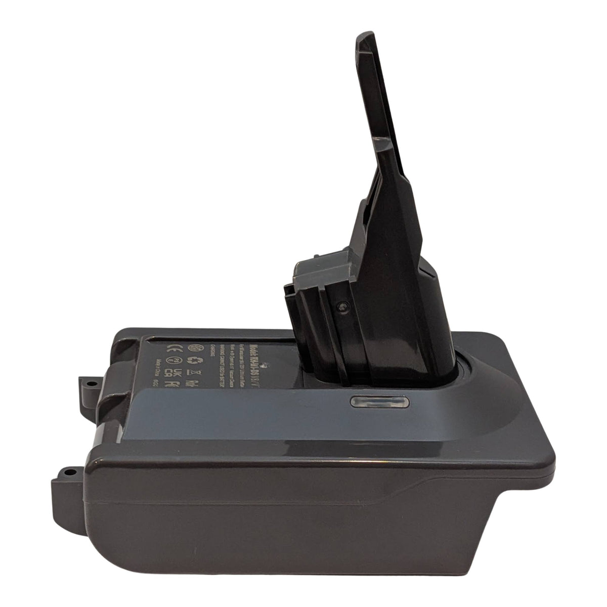 Milwaukee M18 to Dyson V7 battery adapter: Adapter, Right Side