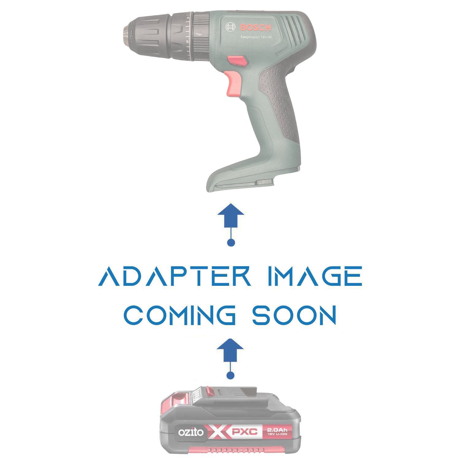 Ozito 18V PXC vers Bosch 18V PBA (Vert) Adaptateur de batterie