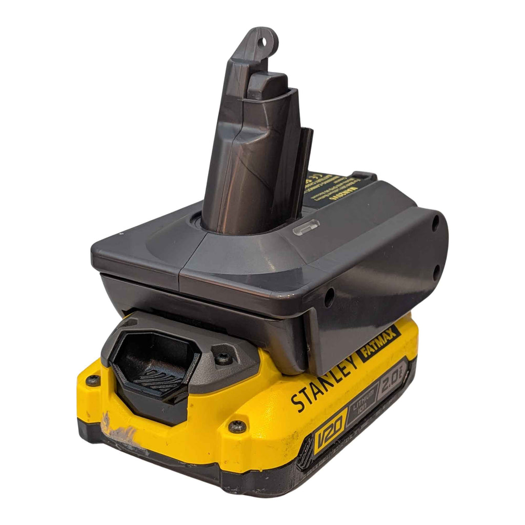 Stanley FATMAX V20 to Dyson V6 Battery Adapter