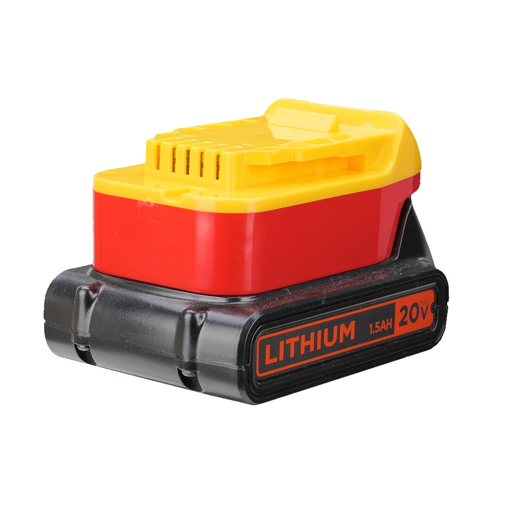 Black and Decker Battery Adapter to DeWalt Power Tools Adapters